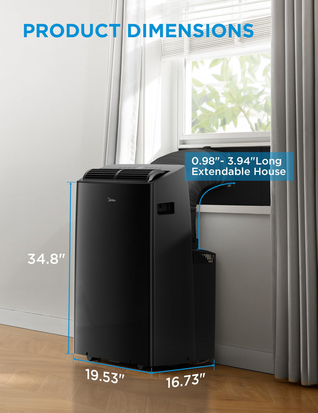 14,000 BTU Portable Air Conditioner with Heat N9792