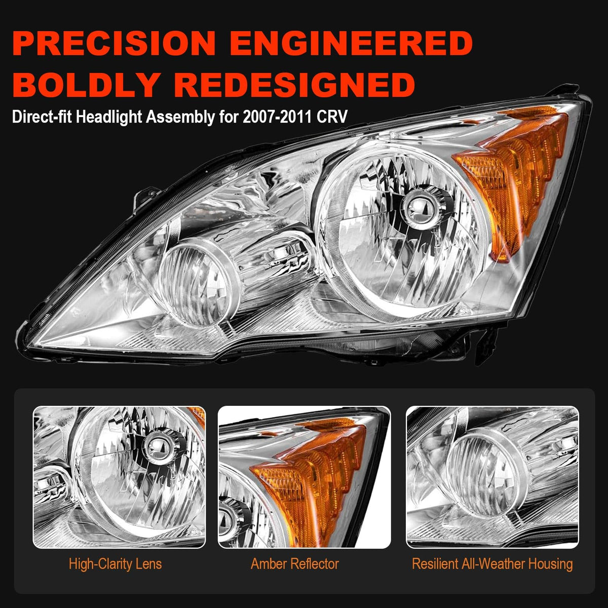 Chrome Halogen Headlights E183242