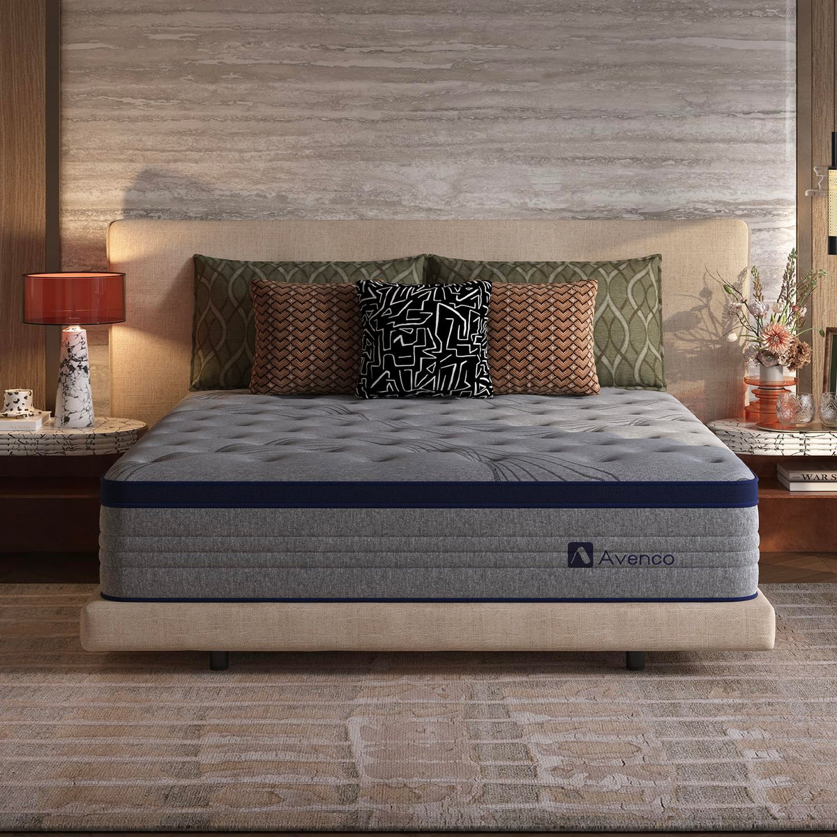 Queen 12 Inch Cooling Hybrid Mattress M931951