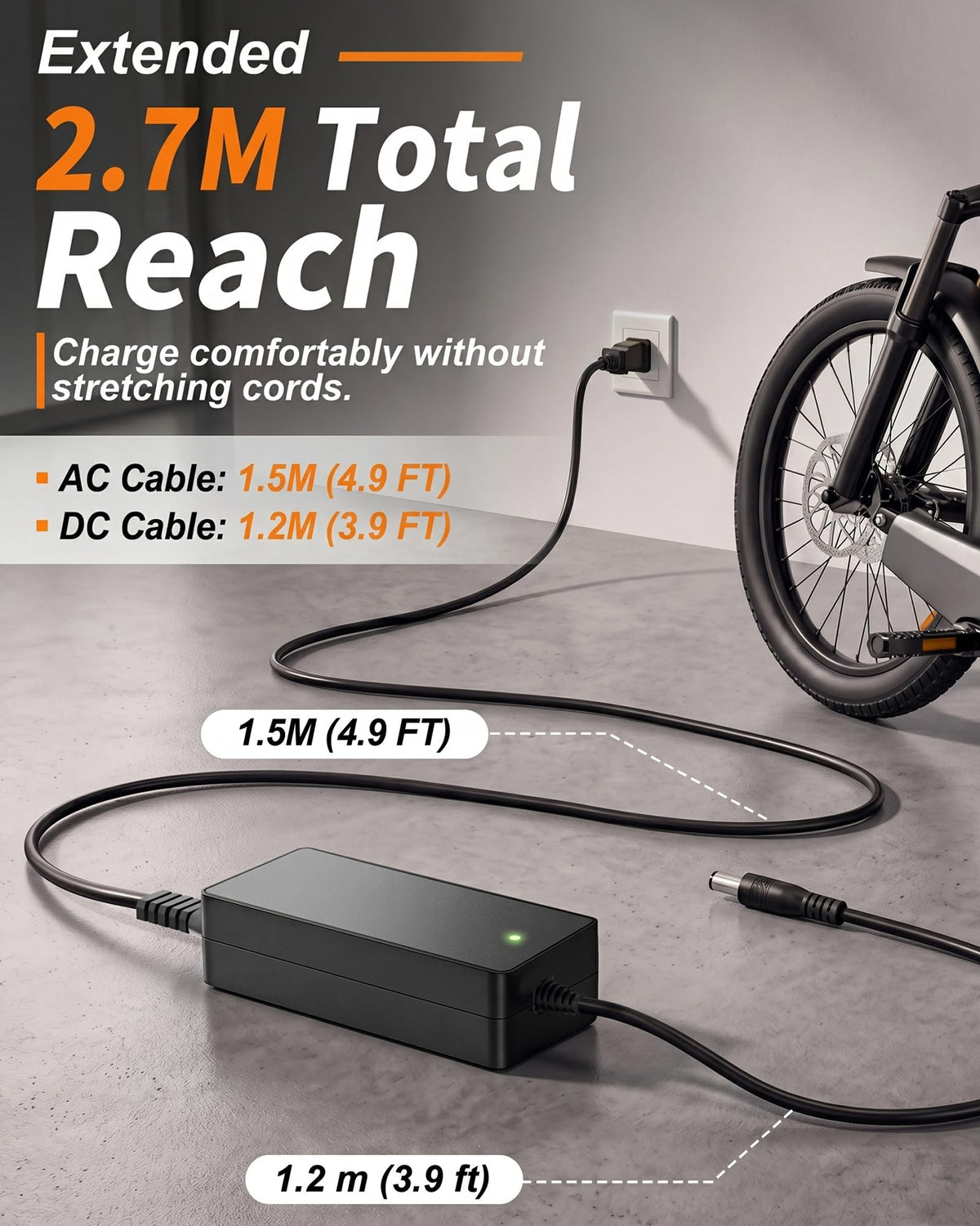 42V 2A Electric Bike Charger U582