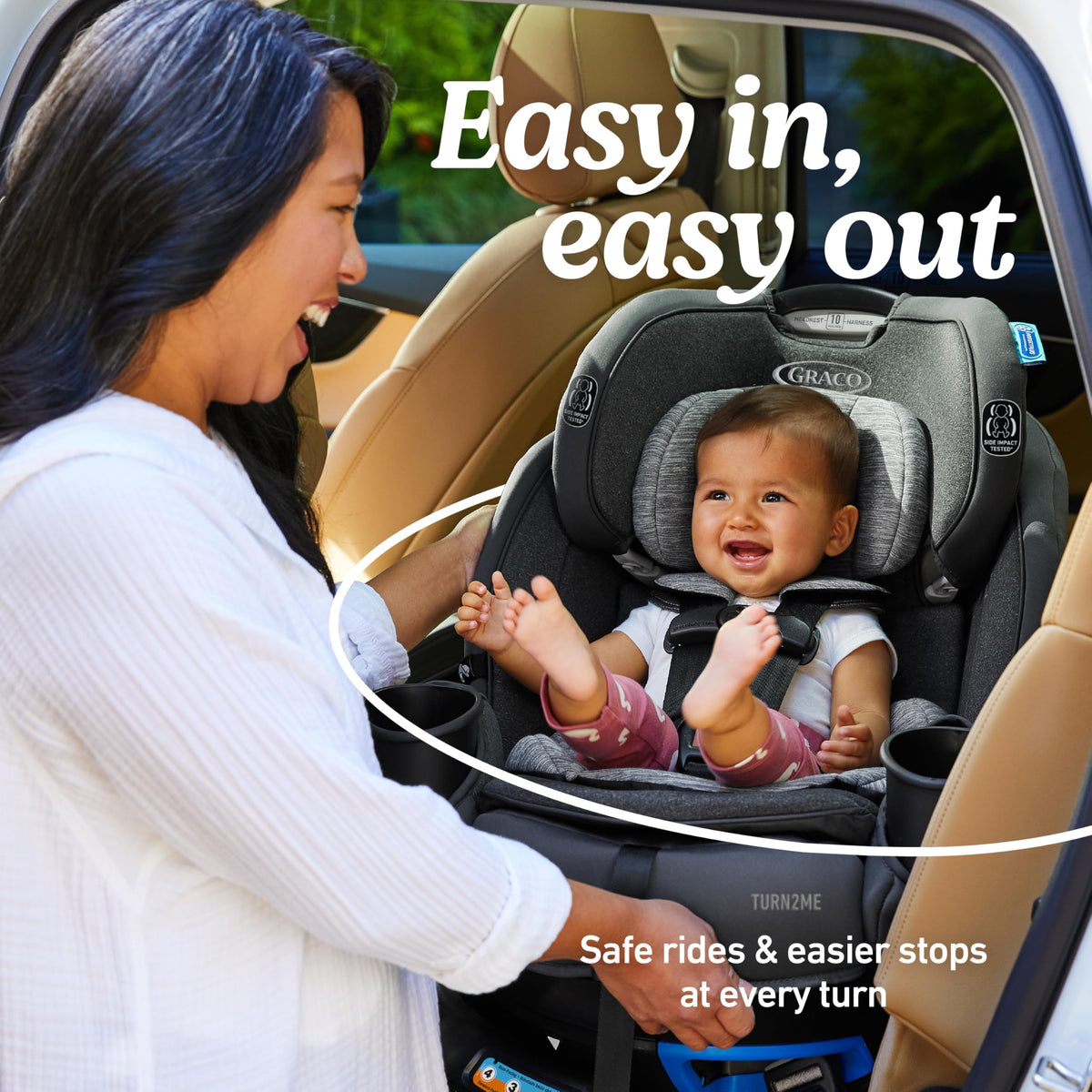 3-in-1 Rotating Convertible Car Seat H553