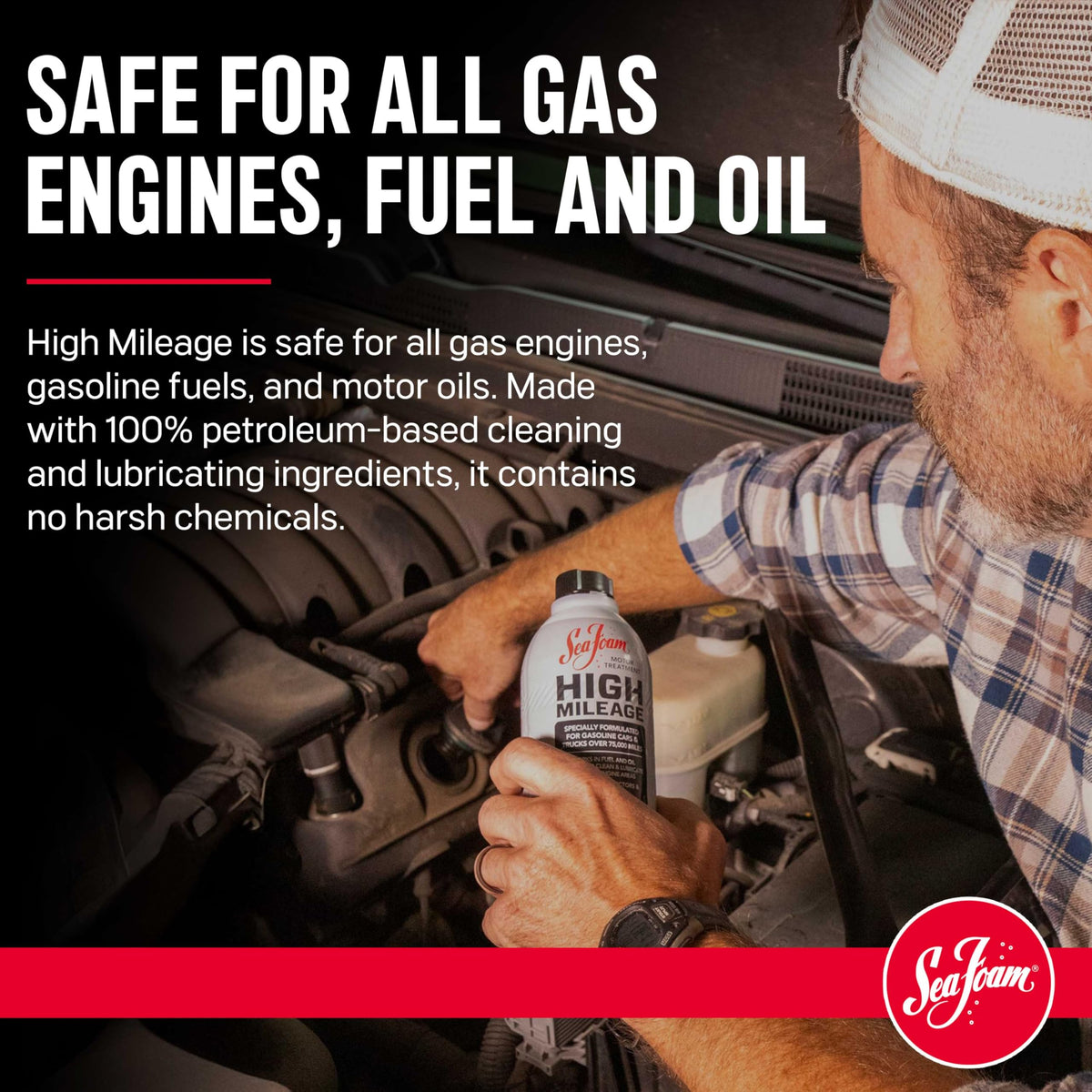 16 oz Motor Treatment Gas & Oil Additive Pack of 4 H294