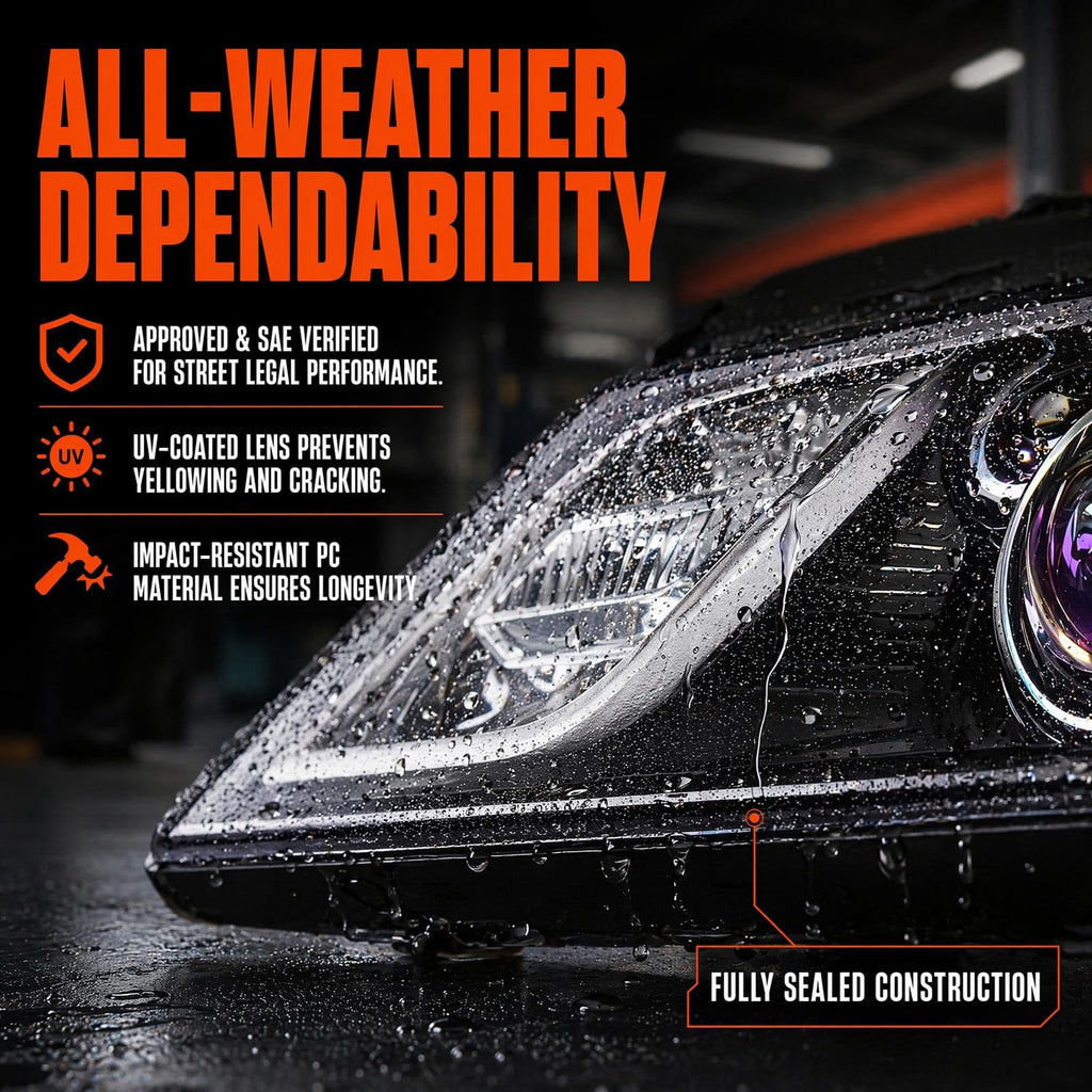 Chrome Halogen Headlights E183242
