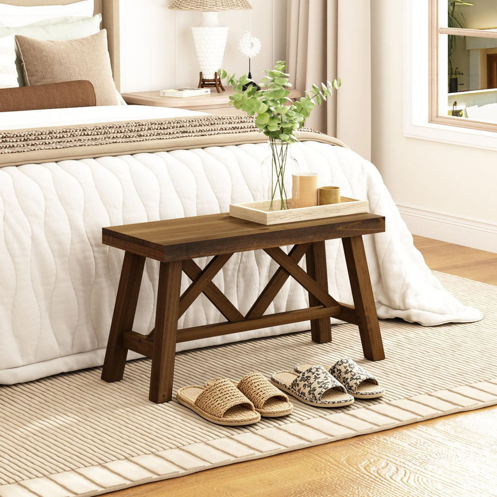 30" Solid Wood Bench Z28076