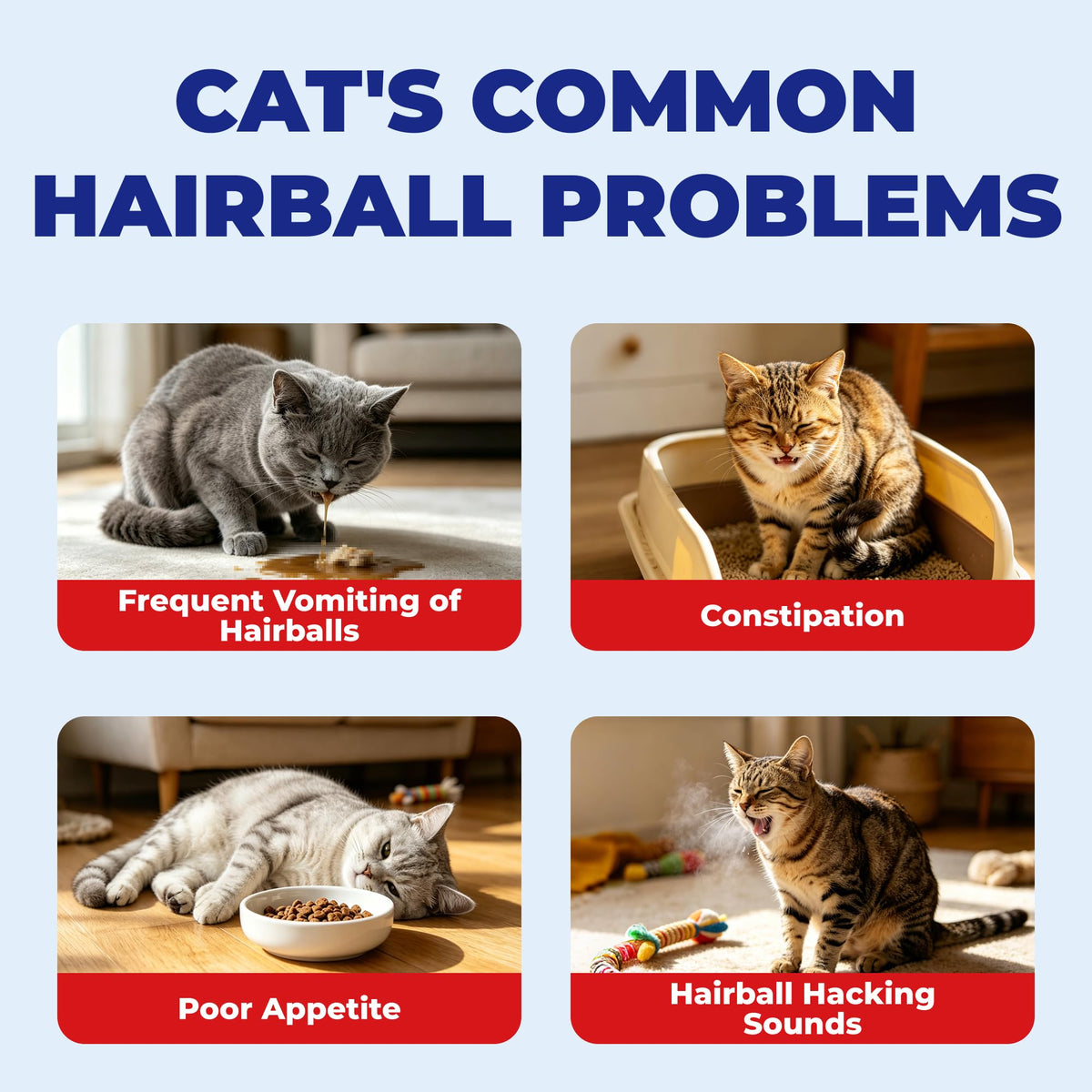 10.58 oz Hairball Bites for Cats Q602140