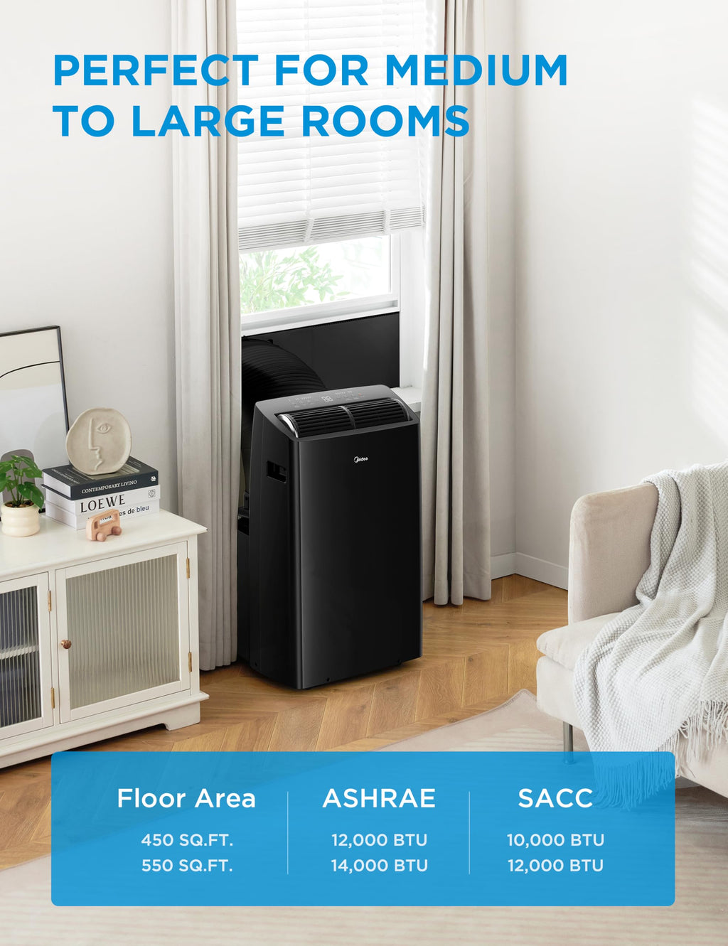 14,000 BTU Portable Air Conditioner with Heat N9792