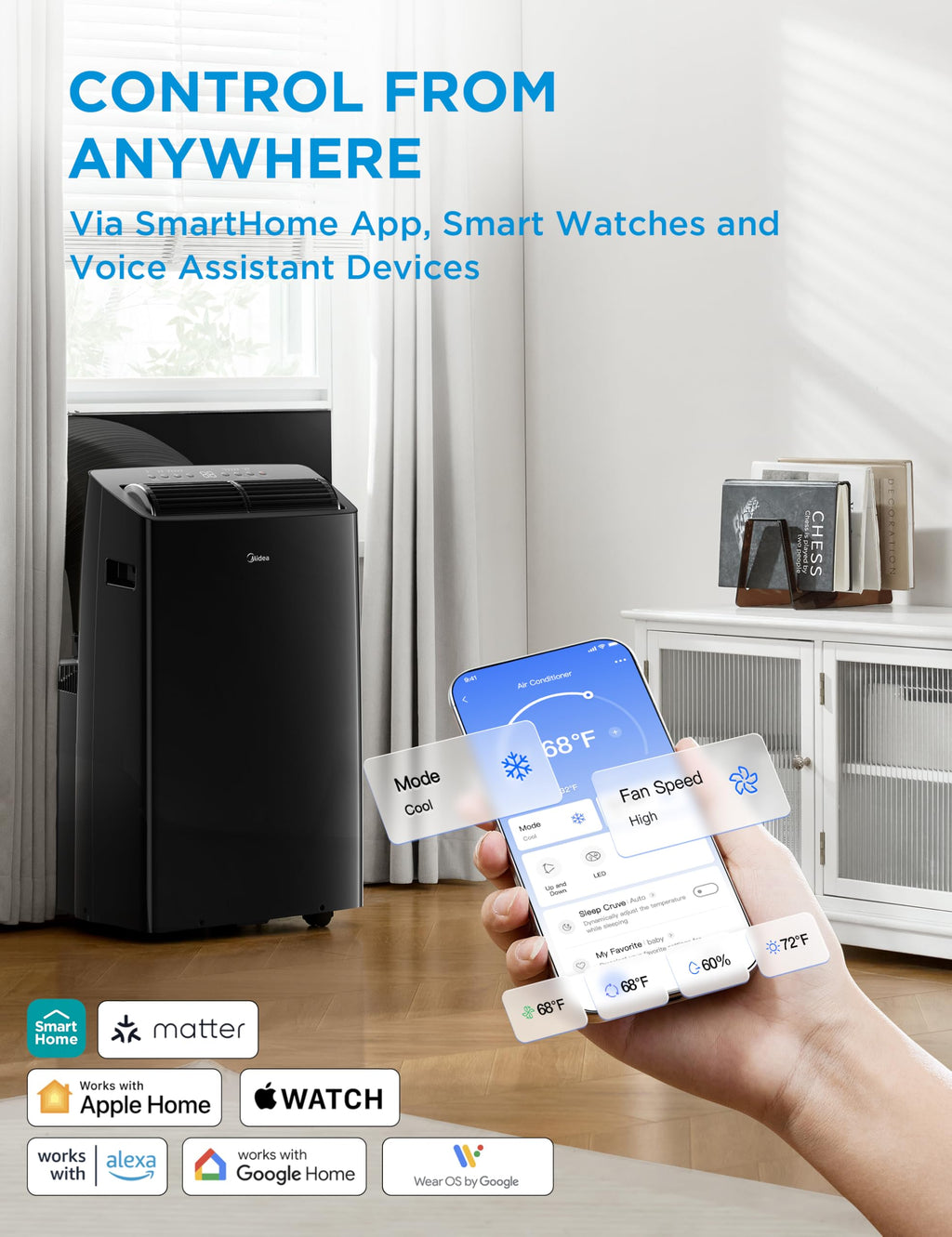 14,000 BTU Portable Air Conditioner with Heat N9792