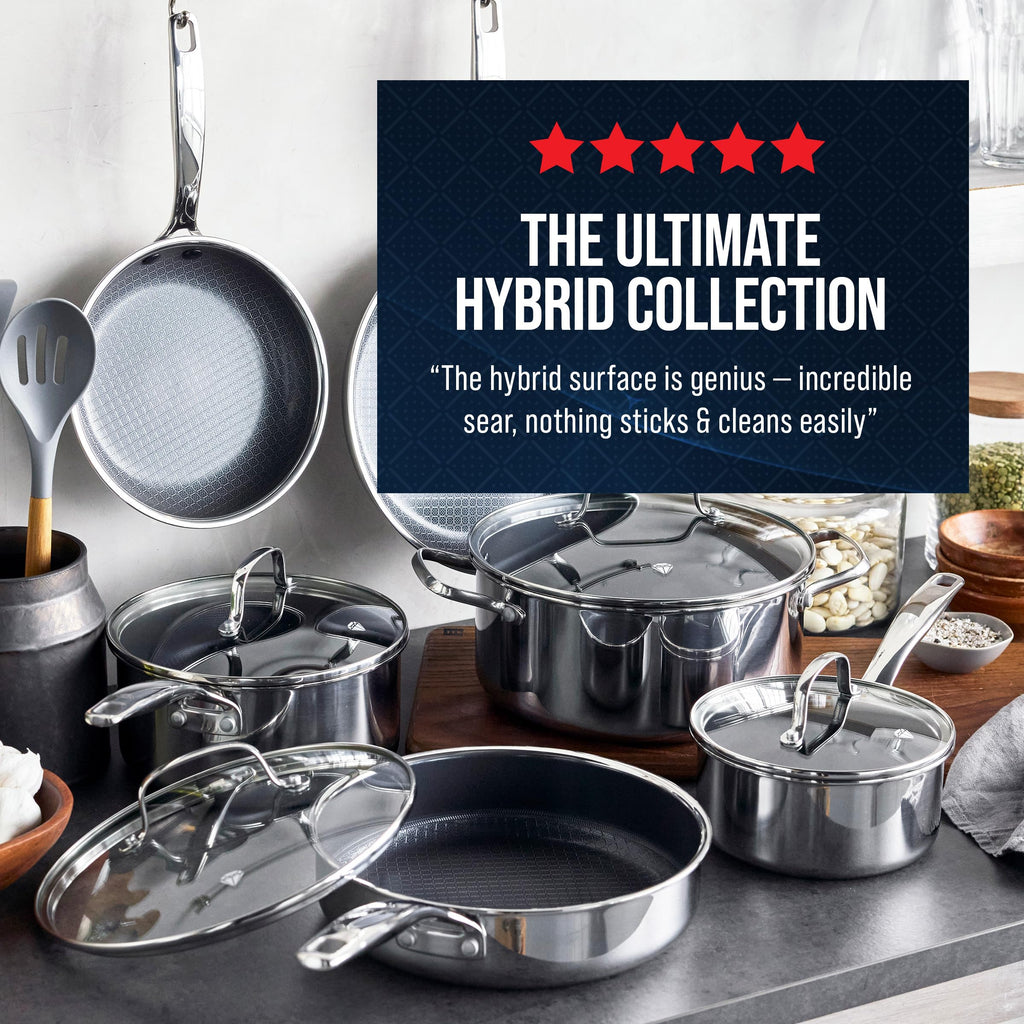 16 Piece Nonstick Stainless Steel Cookware Set Y61589