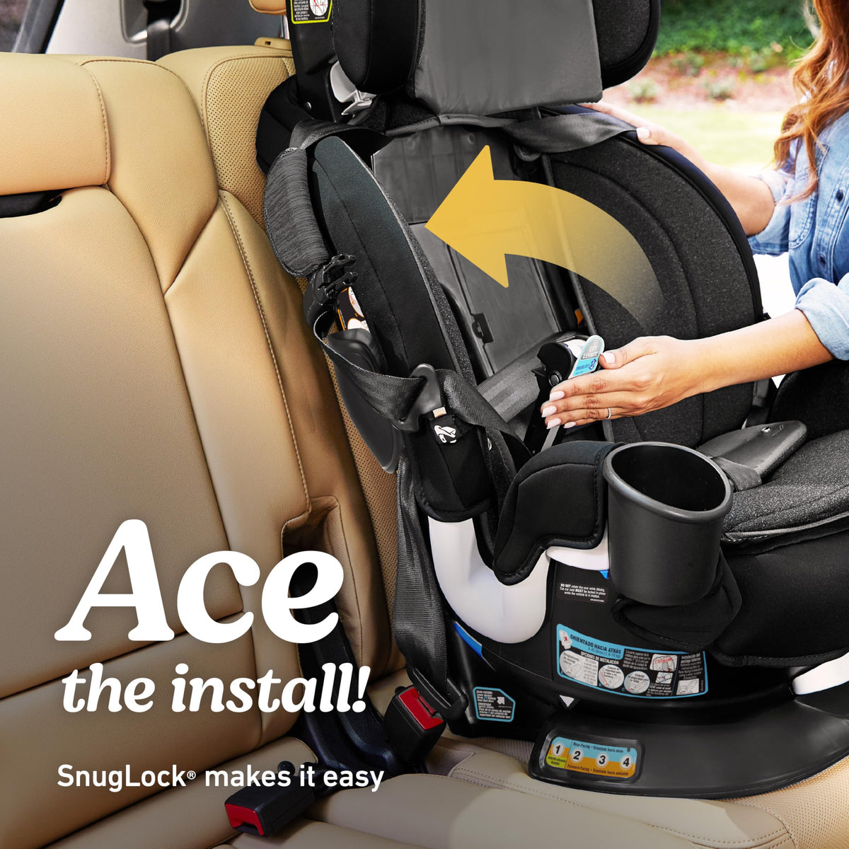 3-in-1 Rotating Convertible Car Seat H553